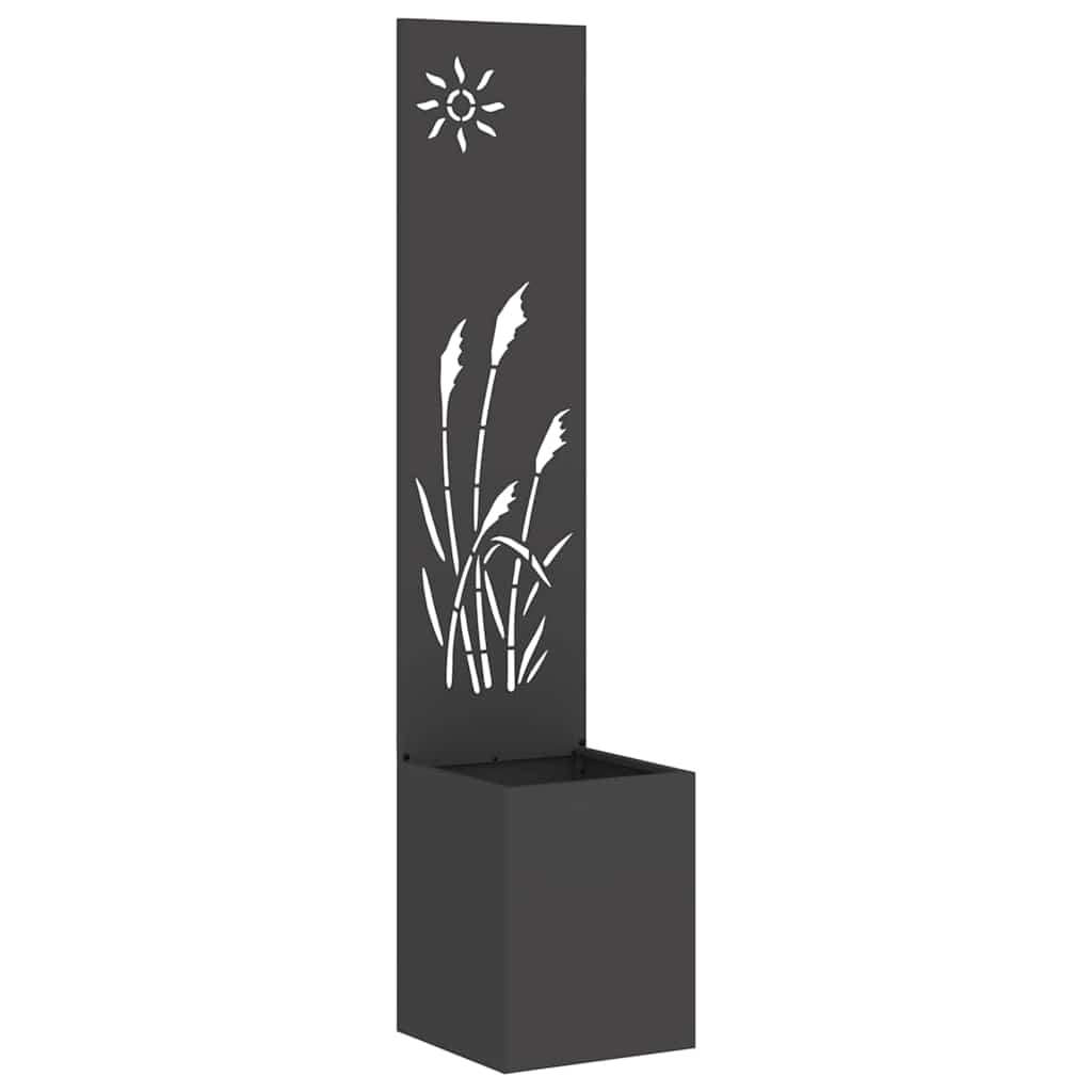 Schermo per privacy in giardino Traforo Nero 32 x 140 cm
