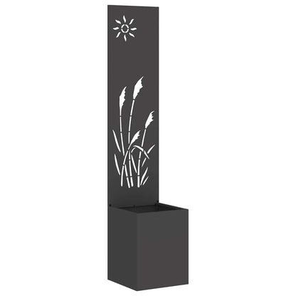 Schermo per privacy in giardino Traforo Nero 32 x 140 cm