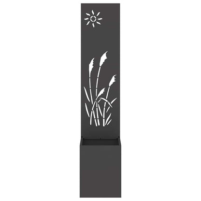 Schermo per privacy in giardino Traforo Nero 32 x 140 cm