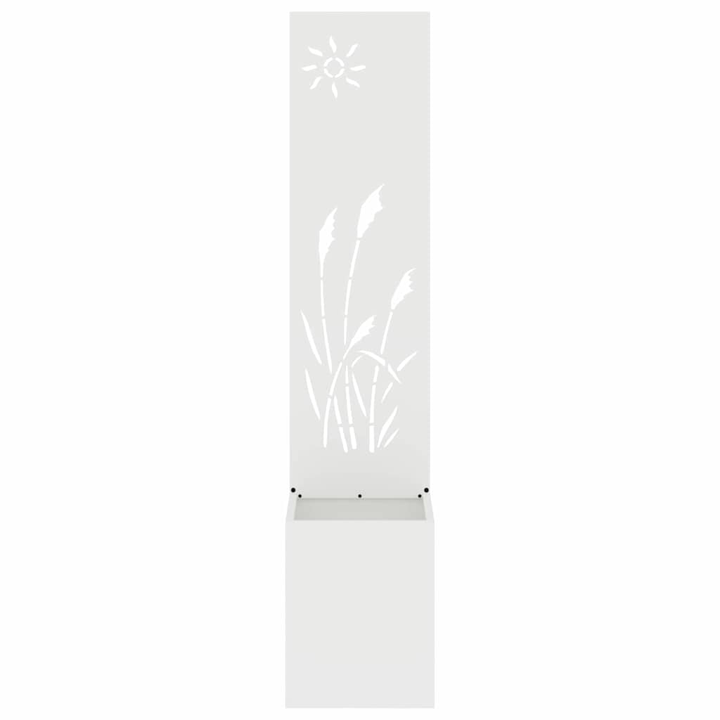 Schermo per privacy in giardino Traforo Bianco 32 x 140 cm