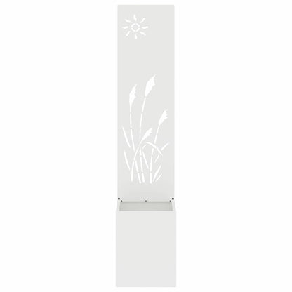 Schermo per privacy in giardino Traforo Bianco 32 x 140 cm
