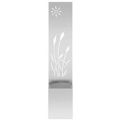 Schermo per privacy in giardino Traforo Argento 32 x 140 cm