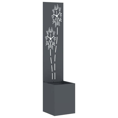 Schermo per privacy in giardino Floreale Antracite 32 x 140 cm