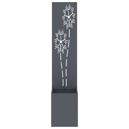 Schermo per privacy in giardino Floreale Antracite 32 x 140 cm