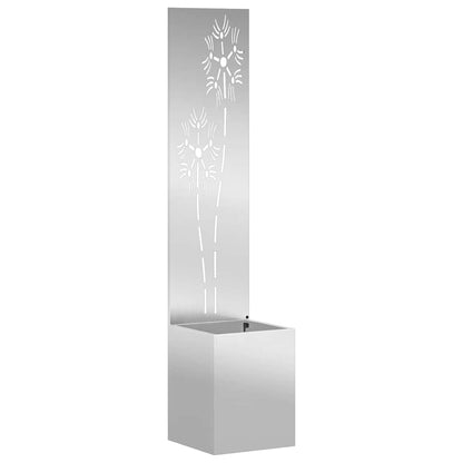Schermo per privacy in giardino Floreale Argento 32 x 140 cm