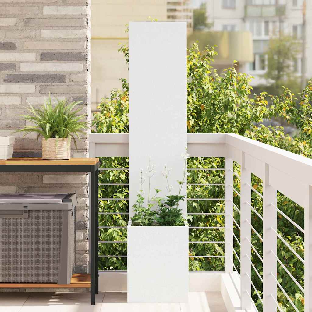 Schermo per privacy in giardino Traforo Bianco 32 x 140 cm