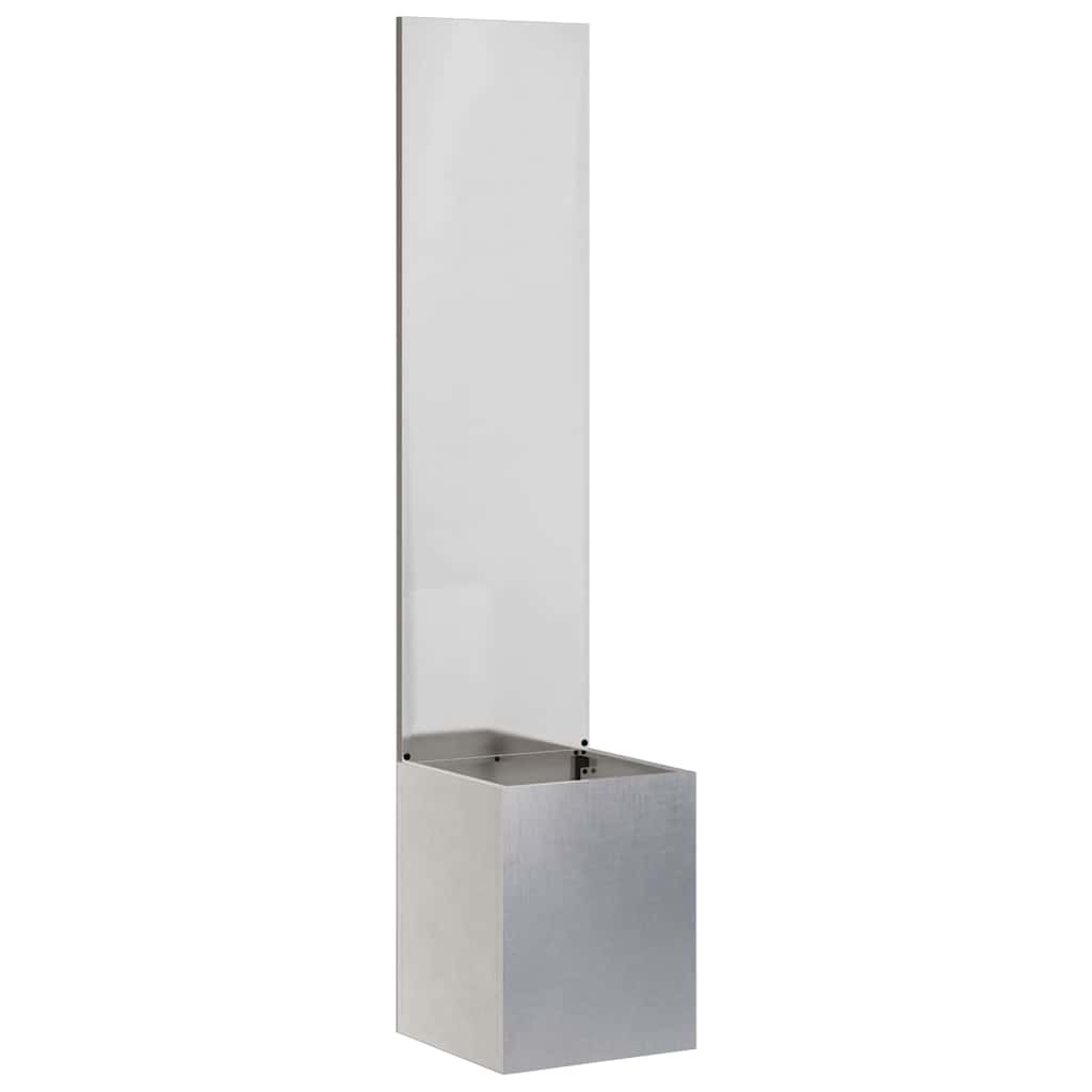 Schermo per privacy in giardino Traforo Argento 32 x 140 cm