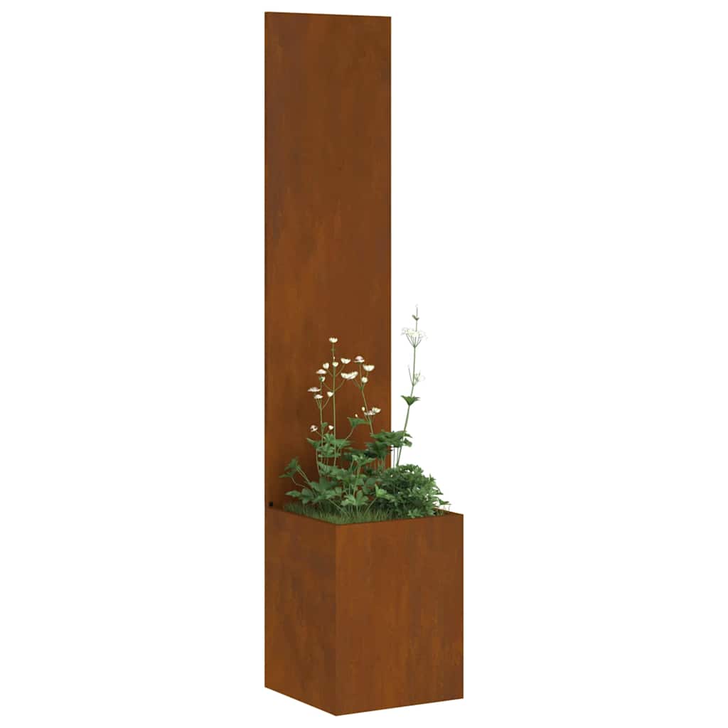 Schermo per privacy in giardino Ruggine 50 x 32 x 150 cm