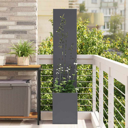 Schermo per privacy in giardino Floreale Antracite 32 x 140 cm