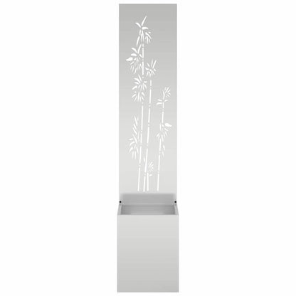 Schermo per privacy in giardino Floreale Argento 32 x 140 cm