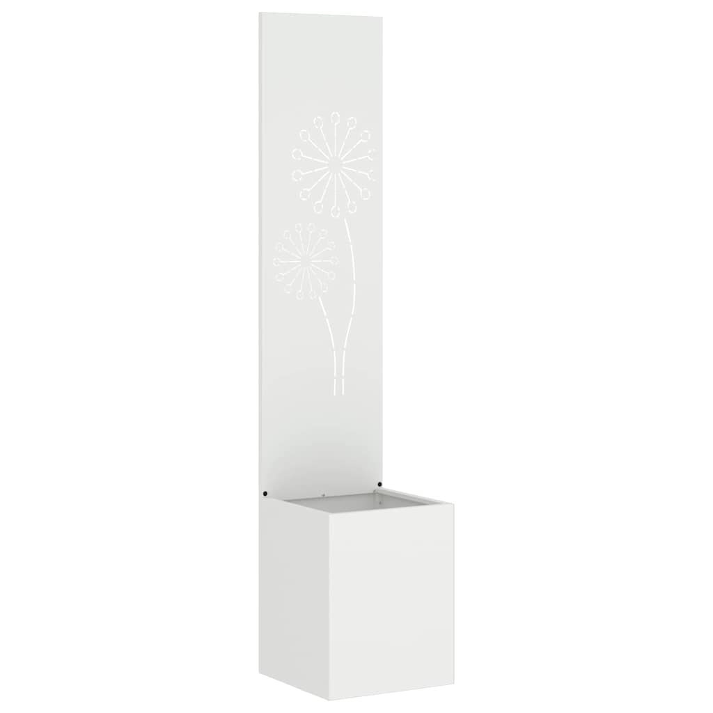 Schermo per privacy in giardino Traforo Bianco 32 x 140 cm