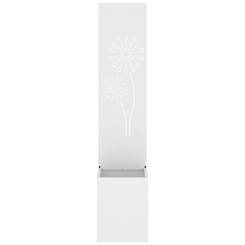 Schermo per privacy in giardino Traforo Bianco 32 x 140 cm