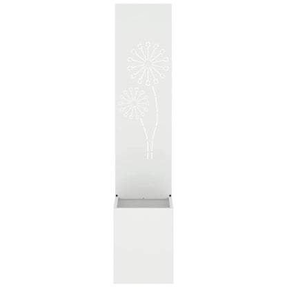 Schermo per privacy in giardino Traforo Bianco 32 x 140 cm