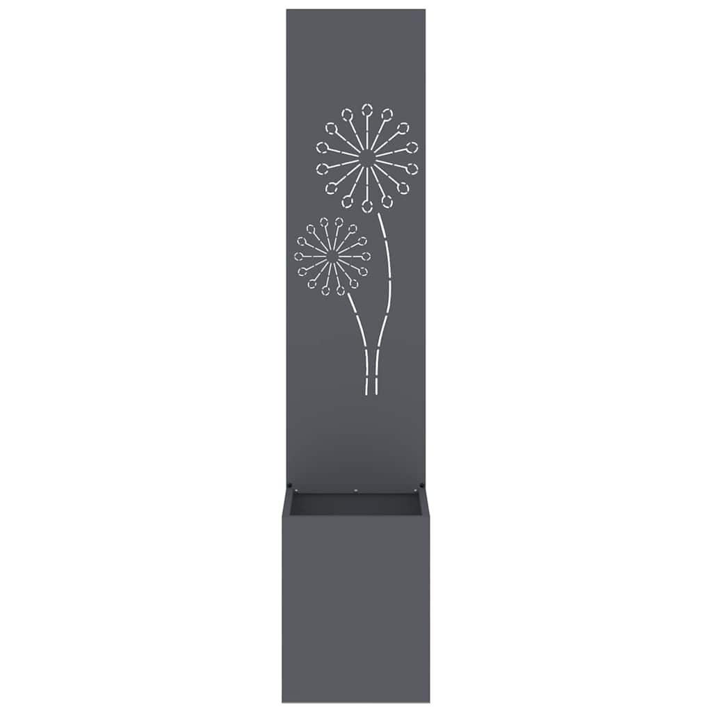 Schermo per privacy in giardino Traforo Antracite 32 x 140 cm