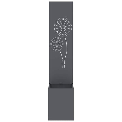 Schermo per privacy in giardino Traforo Antracite 32 x 140 cm