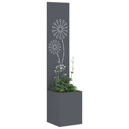Schermo per privacy in giardino Traforo Antracite 32 x 140 cm