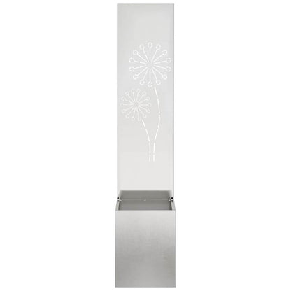 Schermo per privacy in giardino Traforo Argento 32 x 140 cm