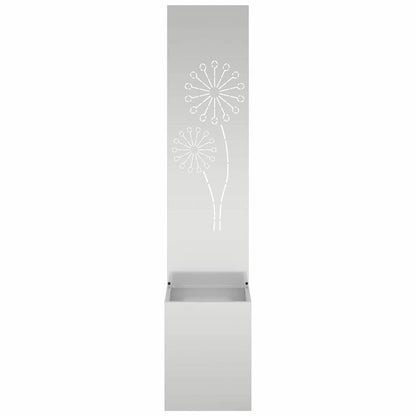 Schermo per privacy in giardino Traforo Argento 32 x 140 cm