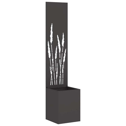 Schermo per privacy in giardino Traforo Nero 32 x 32 x 150 cm