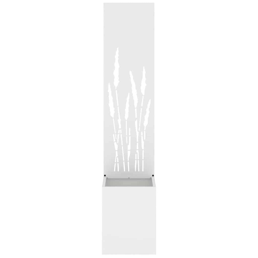 Schermo per privacy in giardino Traforo Bianco 32 x 140 cm