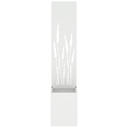 Schermo per privacy in giardino Traforo Bianco 32 x 140 cm