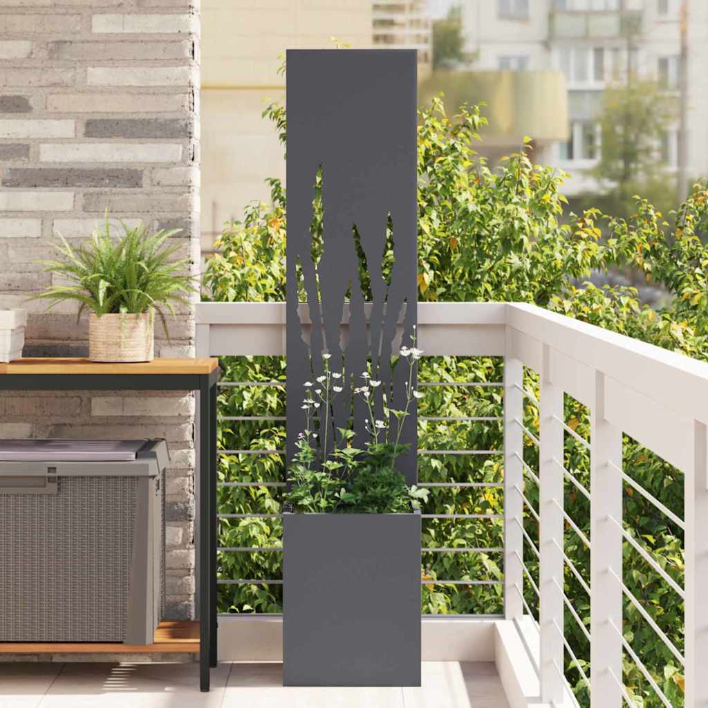 Schermo per privacy in giardino Traforo Antracite 32 x 140 cm