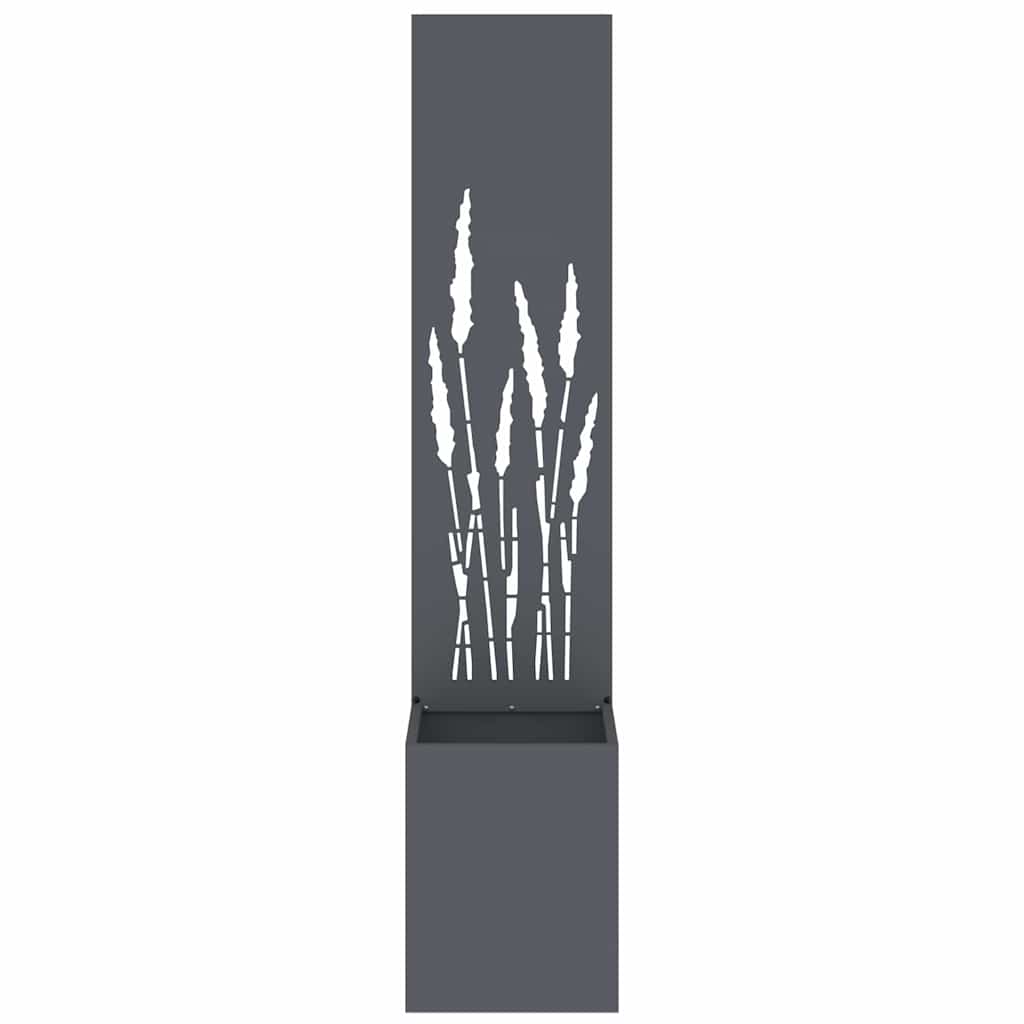 Schermo per privacy in giardino Traforo Antracite 32 x 140 cm