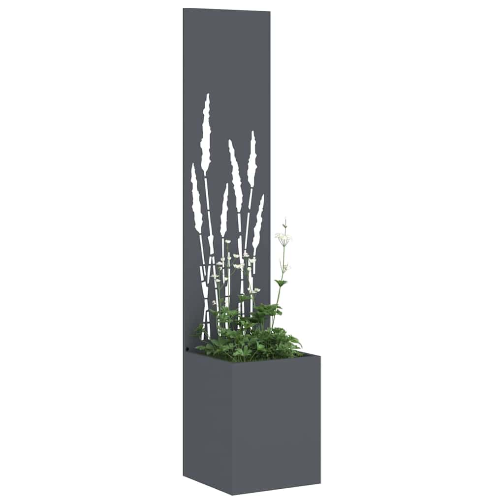 Schermo per privacy in giardino Traforo Antracite 32 x 140 cm