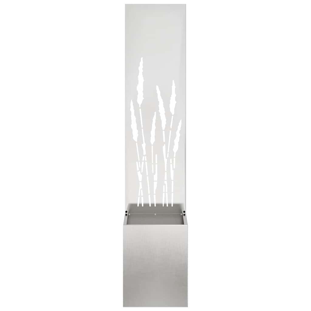 Schermo per privacy in giardino Traforo Argento 32 x 140 cm