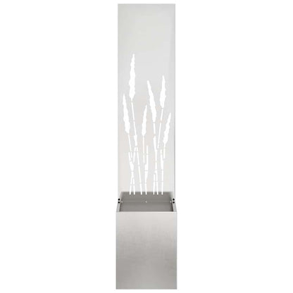 Schermo per privacy in giardino Traforo Argento 32 x 140 cm