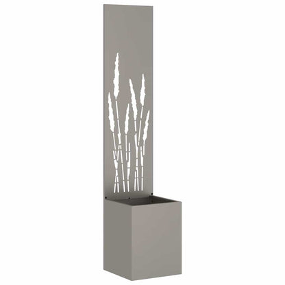 Schermo per privacy in giardino Traforo Ruggine 32 x 140 cm