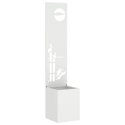Schermo per privacy in giardino Traforo Bianco 32 x 32 x 150 cm