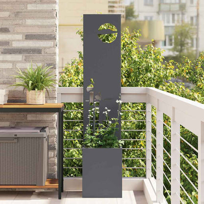 Schermo per privacy in giardino Traforo Antracite 32 x 140 cm