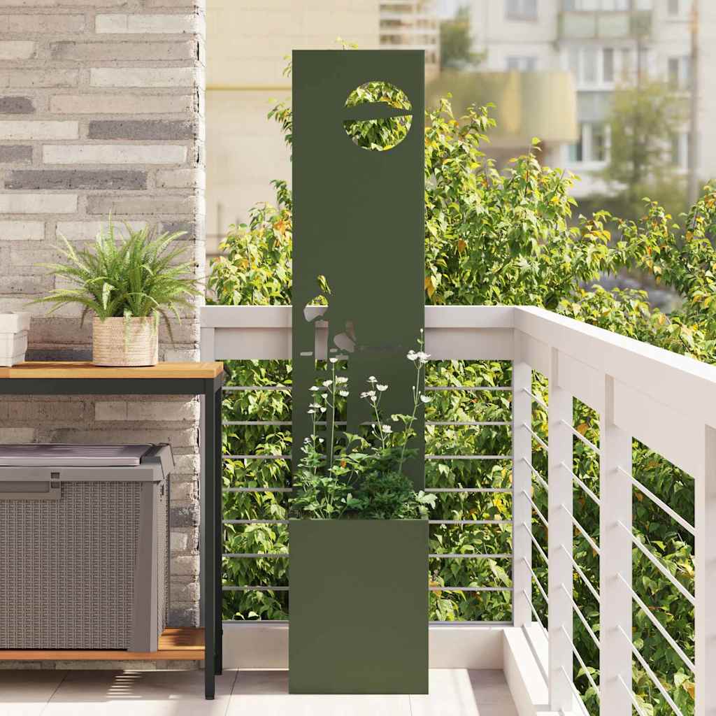 Schermo per privacy in giardino Oliver verde 32 x 140 cm