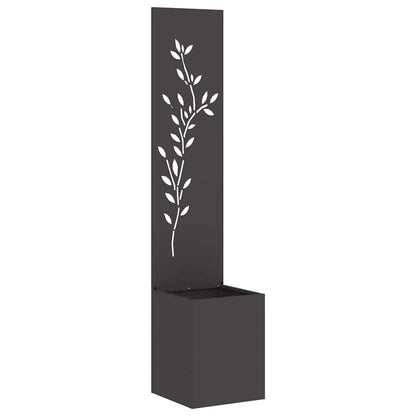 Schermo per privacy in giardino Floreale Nero 32 x 32 x 150 cm