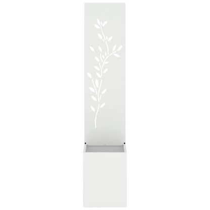 Schermo per privacy in giardino Bianco 32 x 32 x 150 cm
