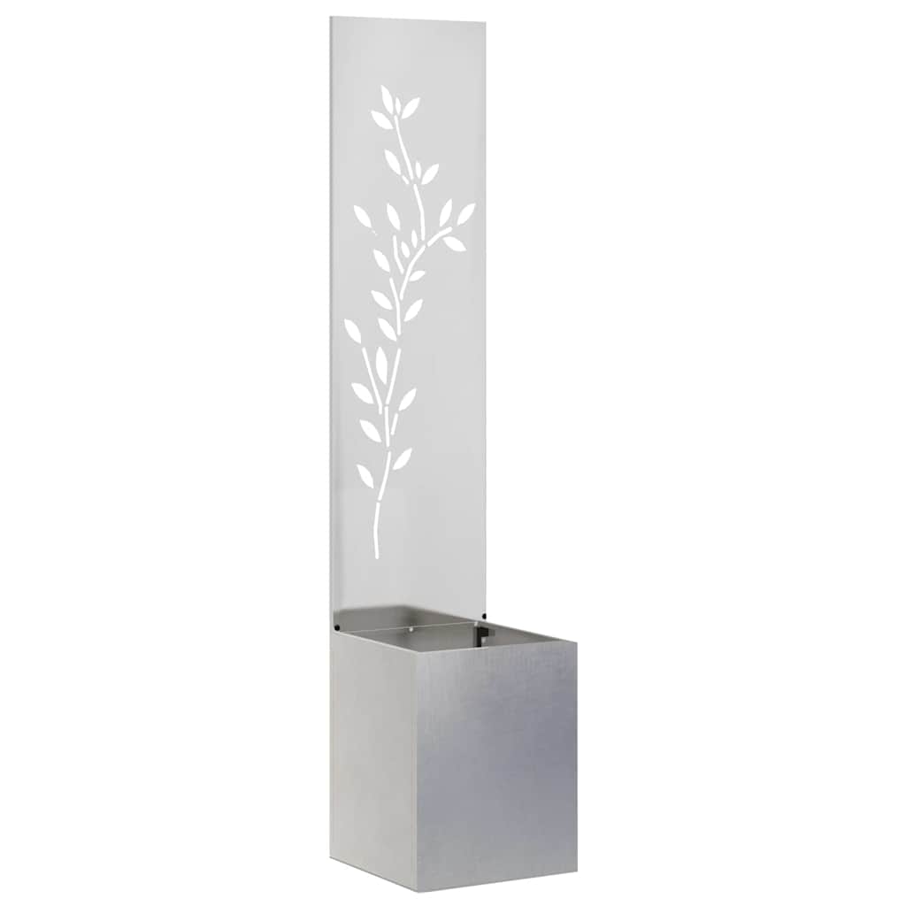 Schermo per privacy in giardino Argento 32 x 32 x 150 cm