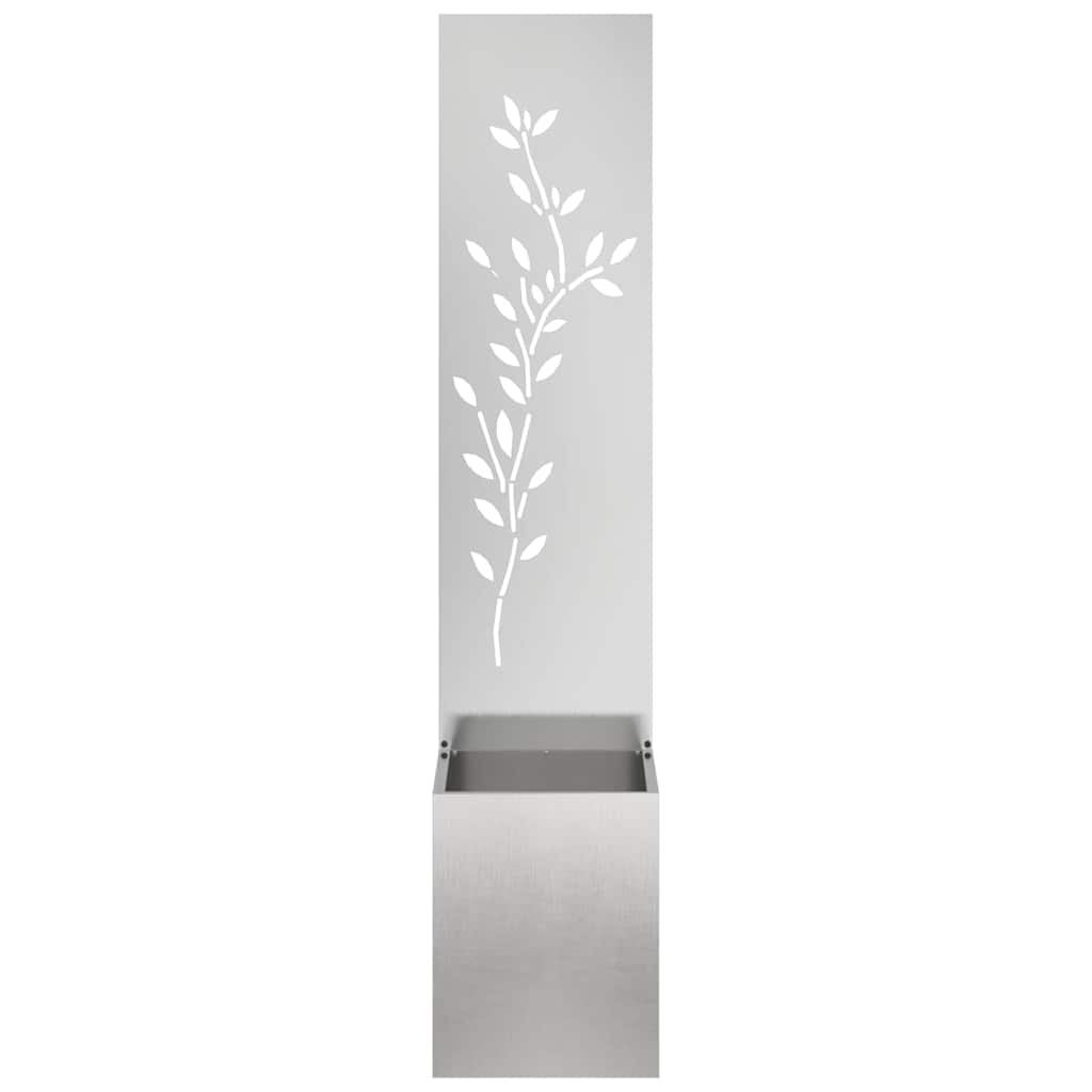 Schermo per privacy in giardino Argento 32 x 32 x 150 cm