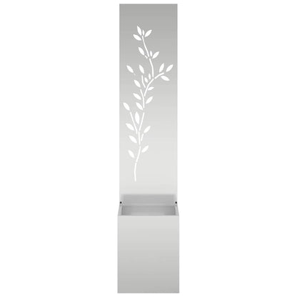 Schermo per privacy in giardino Argento 32 x 32 x 150 cm