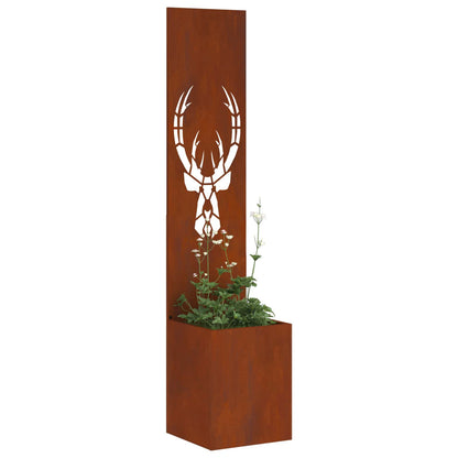 Schermo per privacy in giardino Ruggine 32 x 140 cm