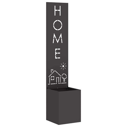 Schermo per privacy in giardino Traforo Nero 32 x 32 x 150 cm