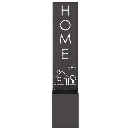 Schermo per privacy in giardino Traforo Nero 32 x 32 x 150 cm
