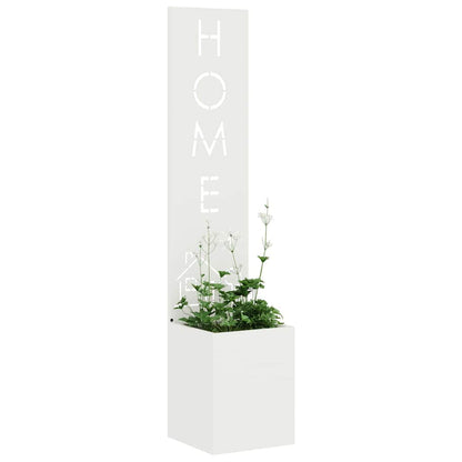 Schermo per privacy in giardino Traforo Bianco 32 x 32 x 150 cm