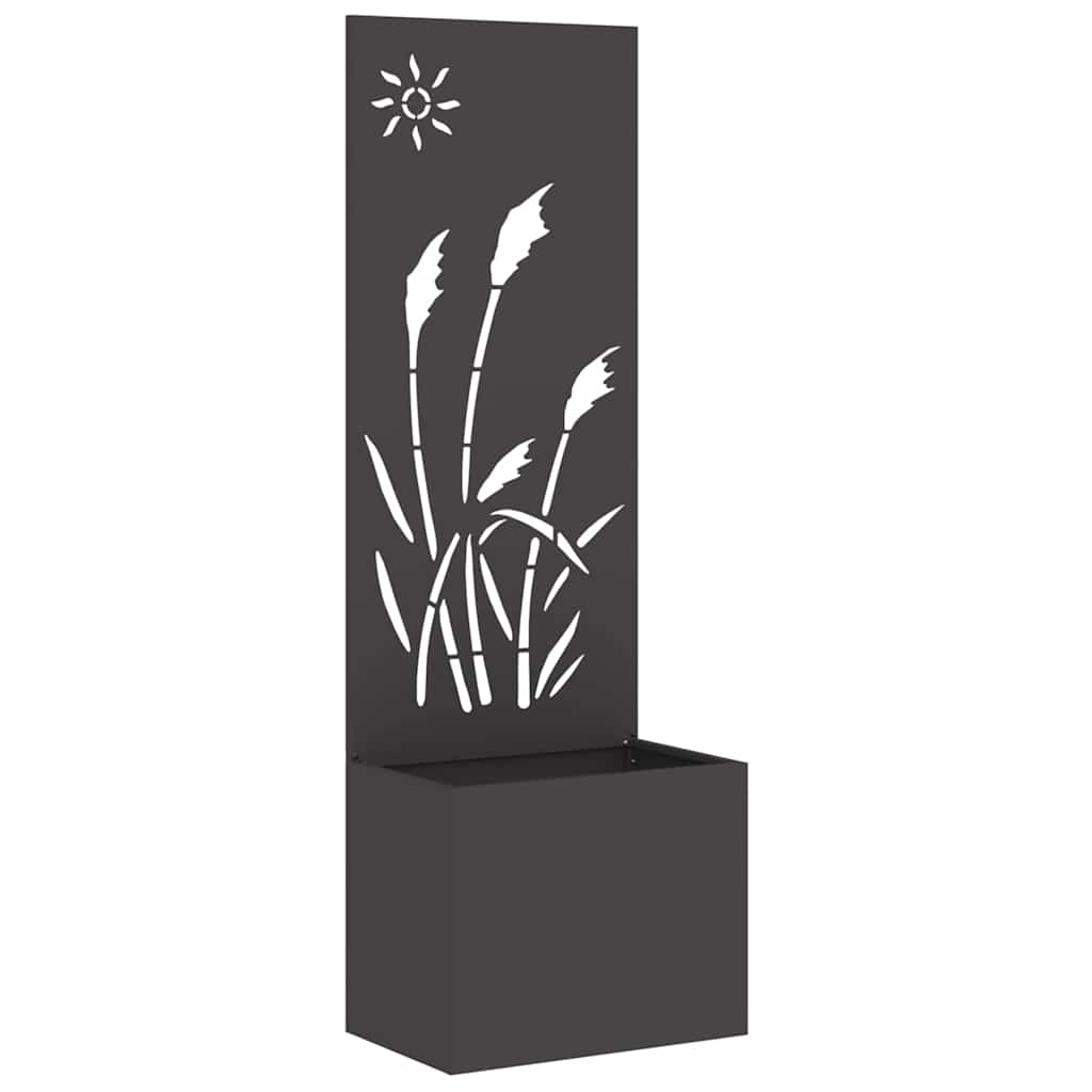Schermo per privacy in giardino Traforo Nero 50 x 140 cm