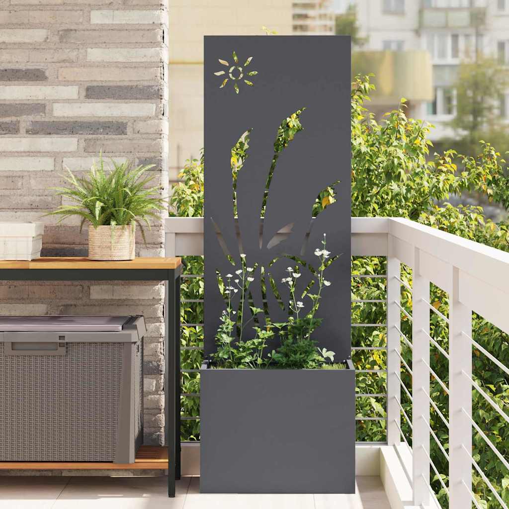 Schermo per privacy in giardino Traforo Antracite 50 x 140 cm