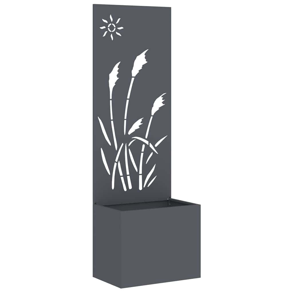 Schermo per privacy in giardino Traforo Antracite 50 x 140 cm