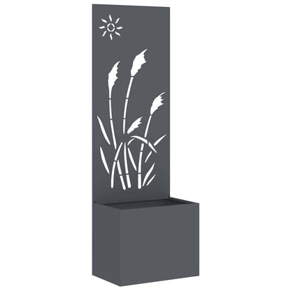 Schermo per privacy in giardino Traforo Antracite 50 x 140 cm