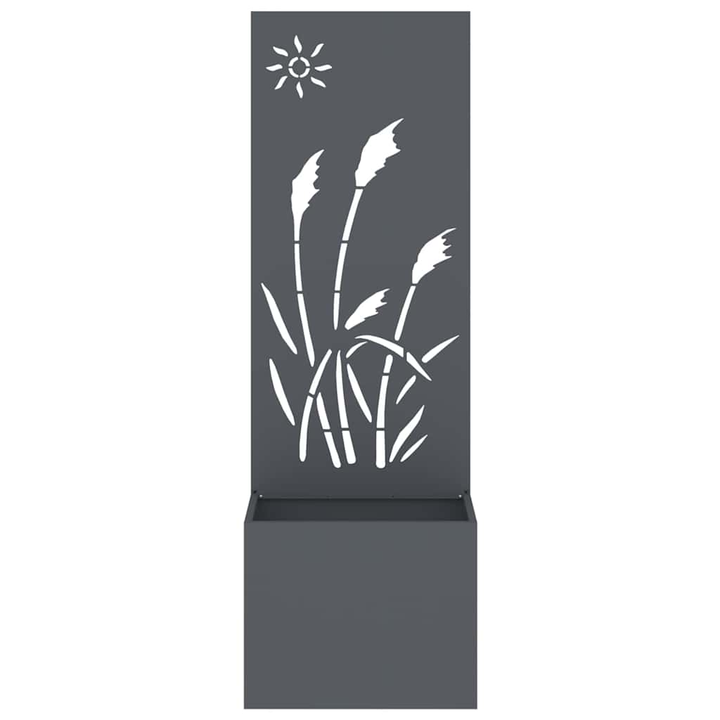 Schermo per privacy in giardino Traforo Antracite 50 x 140 cm