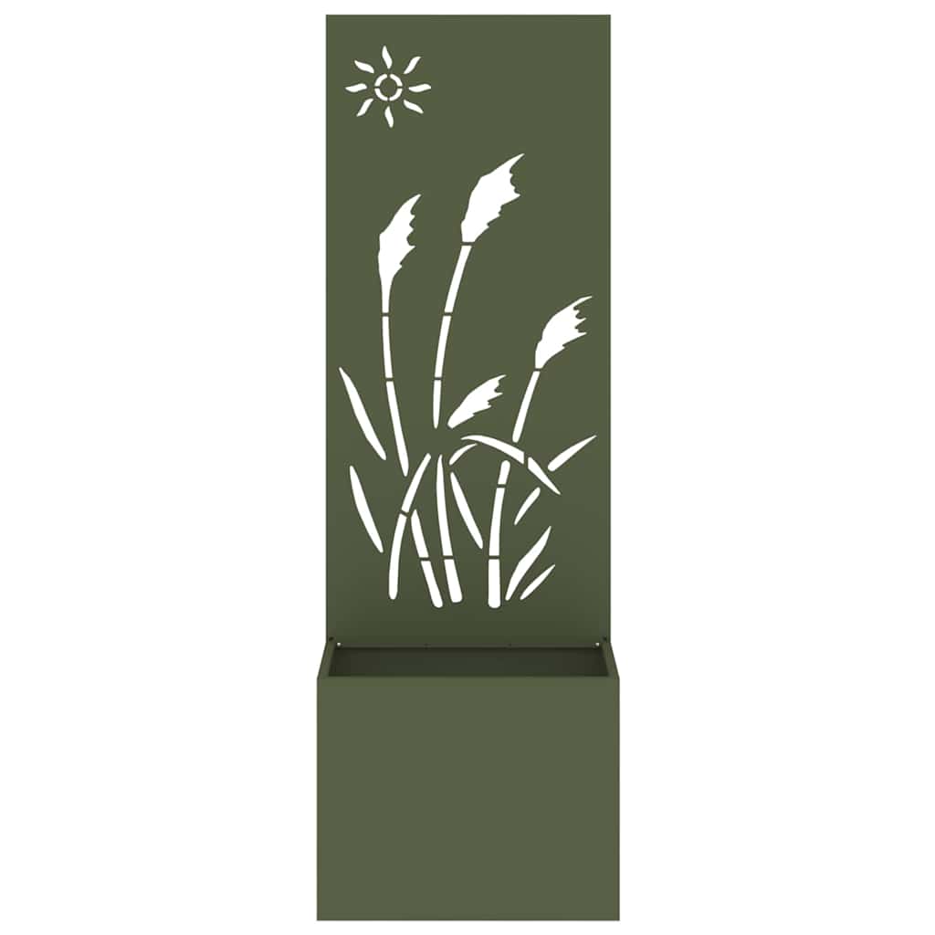 Schermo per privacy in giardino Oliver verde 50 x 140 cm