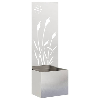 Schermo per privacy in giardino Traforo Argento 50 x 140 cm